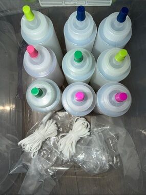 Tie Dye Set - Gloves, Colors, Rubber Bands